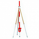 Однопризменный отражатель Sokkia APS12P-AR без марки с вешкой и стойкой